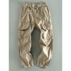 Trade Goods Withdraw from Cupboard Clearance Cut the Tag off Men's Overalls Casual Export US Leak-Picking Cattle Goods Multi-pockets Long Pants