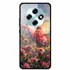 Butterfly Tempered Glass Case For A5i Pro A5 4G Case 6.67" Hard Back Cover Bumper For OPPO A6 Pro A6i A5 5G Cases Coque Capa