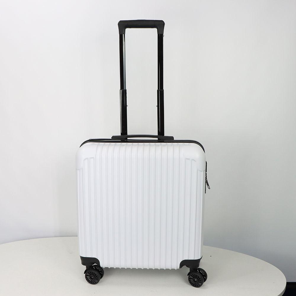 Lightweight 18" Mini Trolley Suitcase with Universal Wheels & Combination Lock