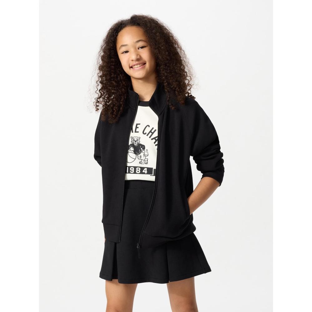 

Uniqlo Kids Dry Sweat Куртка на молнии, однотонная 09 BLACK/KIDS 110