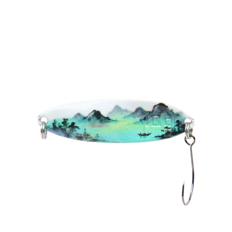 LETOYO UV Luminous 3D Printed Double-sided Trout and Asp Bait