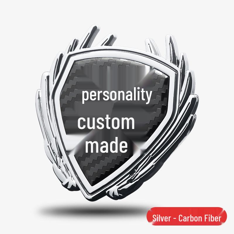 Metal Wing Badge & Decorative Sticker for Hongqi Tiangong 05/06/08 EH7 Car