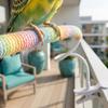 Wear Resistant Parrot Defecation Stand Bite Resistant Bird Feeding Rack  Bird Entertainment