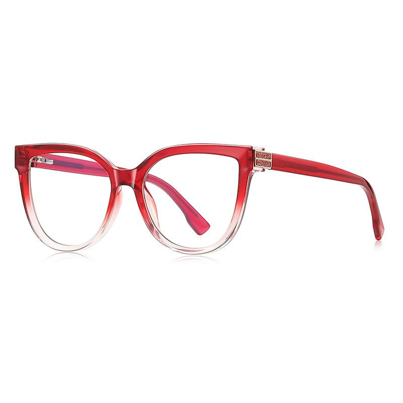 

Sexy Pink Leopard Cat Eye Myopia Eyeglasses Female Anti-blue Lightweight Near Sight Eyewear Medicinal Corrective Prescription Eyeglasses -2 Original Lenses