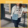 Trendy Korean Style Unisex Kids Shoulder Bag Chic Letter Print Solid Color Design