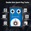 Car Spark Plug Tester Double Hole 0-6000rpm Work Frequency Auto Engine Ignition CoilTester Spark Tester