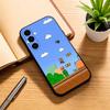 Cartoon Super M-MarioS Bros  Phone Case Black Silicone Soft For Samsung Galaxy A73,A72,A71,A70,A53,A52,A51