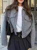 Women's Loose Wool Jacket - Autumn/Winter Street Fashion 2025 Design