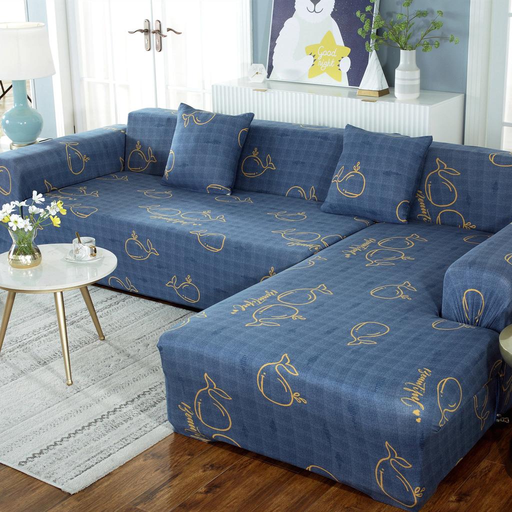 Geometry Printing Sofa Seat Cushion Cover Funiture Protector L Shape Corner Armchair Elastic Sofa Cover for Living Room Home