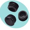 Reliable Soft Rubber Bar End Stoppers for Bicycle Handlebars Longevity Assured