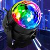 USB Magic Rotating RGB Disco Ball Light for Parties, Bars, and Christmas Decorations