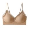Traceless underwear, small breasts gathered to show great beauty, thin shoulder straps, no steel rings, cloud feeling, secondary breasts,upper support