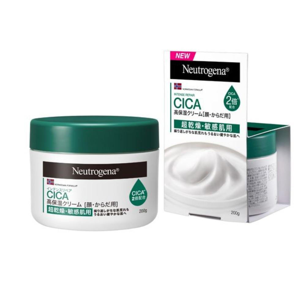 Japan NEUTROGENA Intense Repair CICA High Moisturizing Cream Jar Type 200g