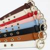 Women'S Belt Women'S Decorative Jeans Belt Round Buckle Hollow Air Eye Belt