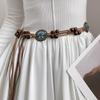 Woven Belt Women'S Summer Retro Ethnic Style Waist Rope Niche High-End Decoration With Skirt Waist Chain