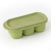 HeartMade ThreeCompartment Ice Cube Tray FoodGrade Silicone Quick Release Maker for Home Kitchen