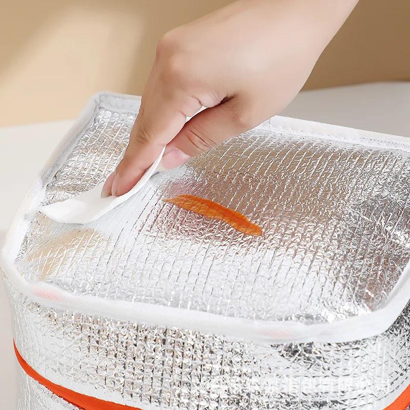 Cartoon Portable Thermal Lunch Box Bags for Women Kids Food Storage Handbags Travel Picnic Pouch Insulated Cooler Lunch Bag