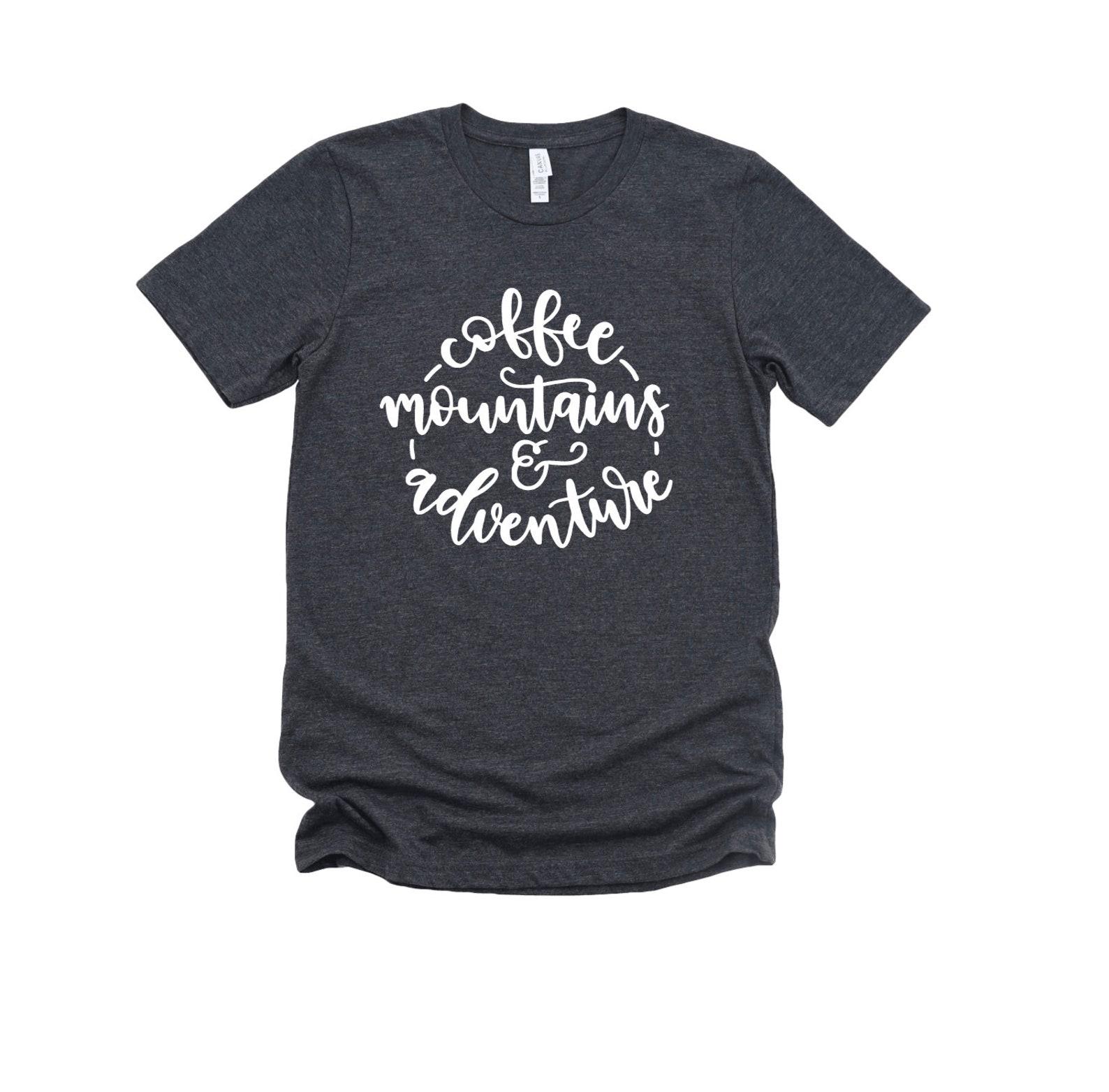 Coffee Mountains & Adventure Tee XL