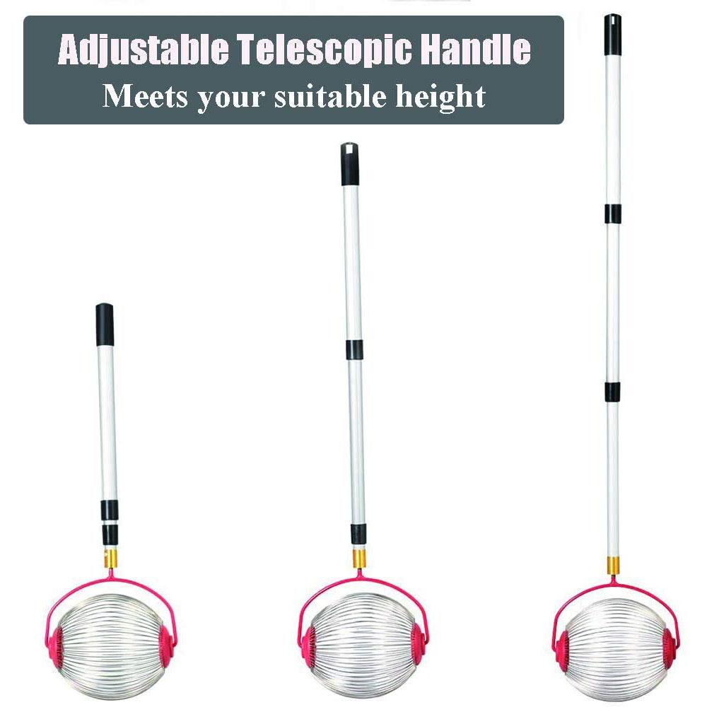 Ball Collector Rolling Nut Harvester Ball Picker Adjustable Outdoor Manual Tools Picker Collector Walnuts Pecans Crab Apples