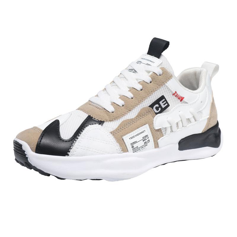 

Мужские дышащие кроссовки, легкие повседневные кроссовки для летнего сезона 44 белый