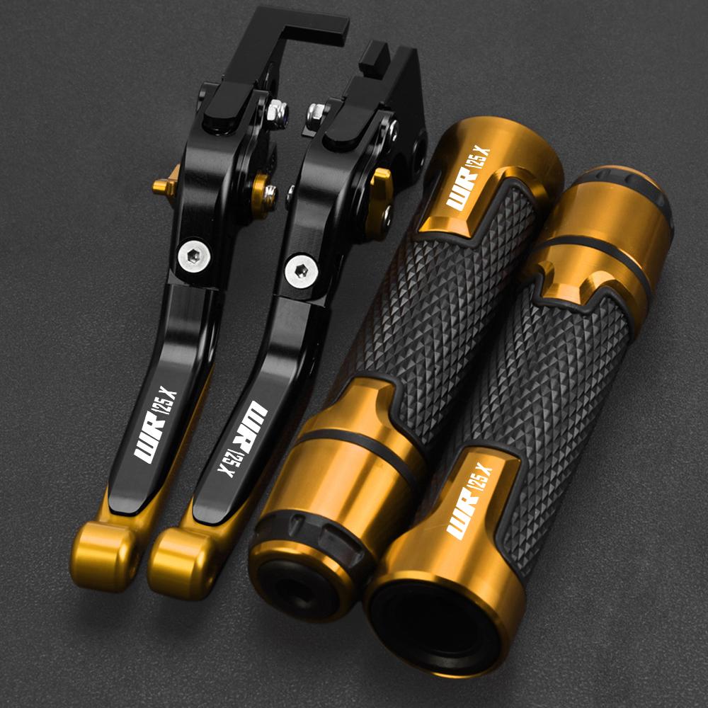 WR 125X Motorcycle Accessories Adjustable Brake Clutch Levers Handlebar Grip FOR YAMAHA WR125X WR 125 X 2012-2016 2015 2014