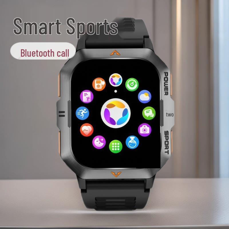 Y6796 Multifunctional Smartwatch with Bluetooth Calls, Heart Rate Monitor, Outdoor Sport Features, and Protective Case (10 Pack)