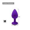 4 Different Color Mini Silicone Crystal Butt Plug Anal Plug Unisex Sex Stopper Adult Sex Toys for Men/Women Anal Trainer Couples