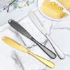 430 Stainless Steel Butter Knife with Hole Butter Spatula Oil Scraper Cheese Bread Jam Butter