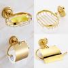 Luxury Gold Brass Bathroom Accessories Set,Robe hook,Paper Holder,Towel Bar,Towel Ring,bathroom Sets, Gold Towel Rack,Soap Dish