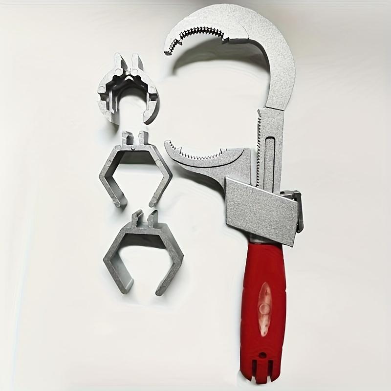 

Damaly,Large 80mm Adjustable Wrench with Chrome-Plated Aluminum Alloy & ABS Handle, Fast Delivery Manual Tool for Kitchen