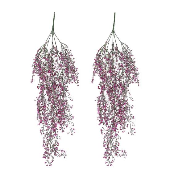 

Искусственные подвесные цветы Yousheng для улицы, устойчивые к ультрафиолетовому излучению, искусственные лозы с цветами, устойчивые к погодным условиям, реалистичные искусственные цветы для подвесной корзины, крыльца 2pcs красный