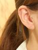 Minimalpiercing 14K Plain Five-Petal Piercing Earrings