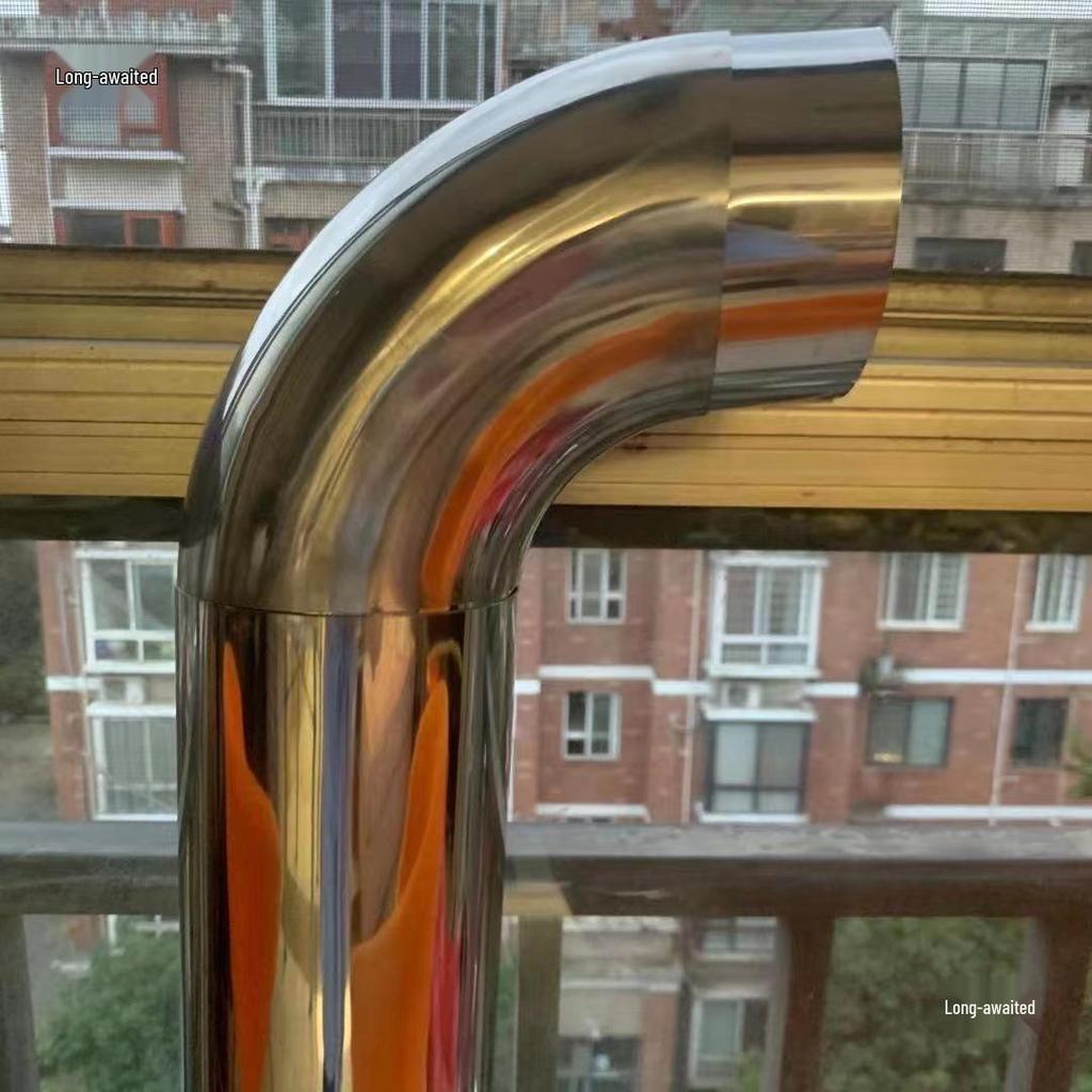 Extra Thick Stainless Steel Universal Chimney Elbow Pipe for Heating and Exhaust