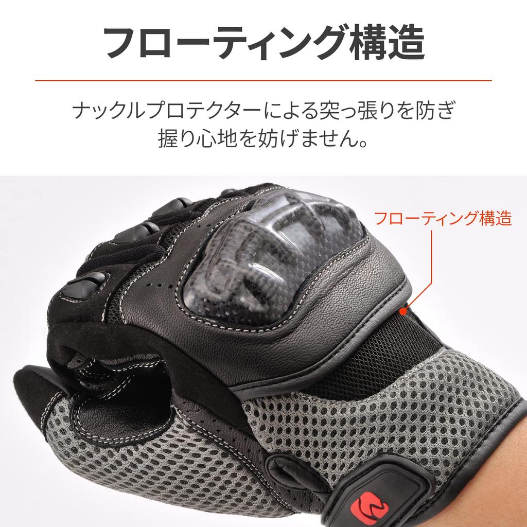 Daytona Motorcycle Genuine Leather Palm Carbon Smartphone Carbon Mesh Size 25908 Gloves, Spring/Summer, (Goat Leather), Protector, Compatible, Gloves,