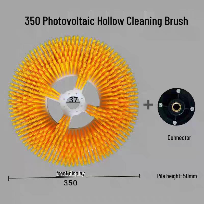 Dual-Head Electric Cleaning Brush for Solar Panels
