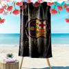 FC Barcelona Print Beach Towel, Large Soft Quick Dry Towel for Beach Camping Swimming