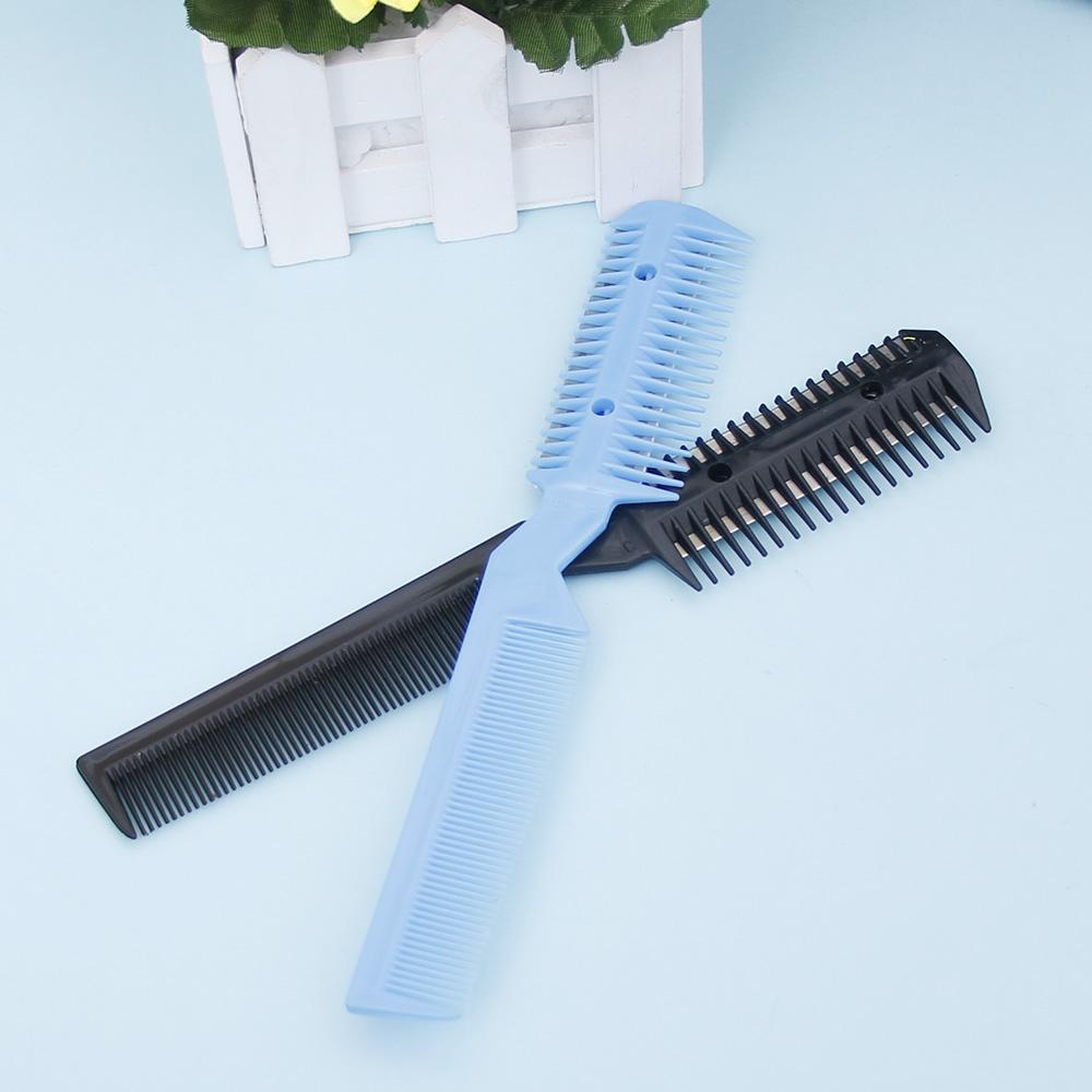 grooming comb with blade