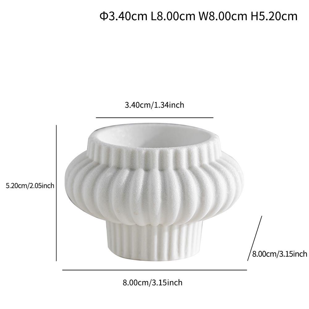 Large Modern Ceramic Candle Holder for Wedding Decor