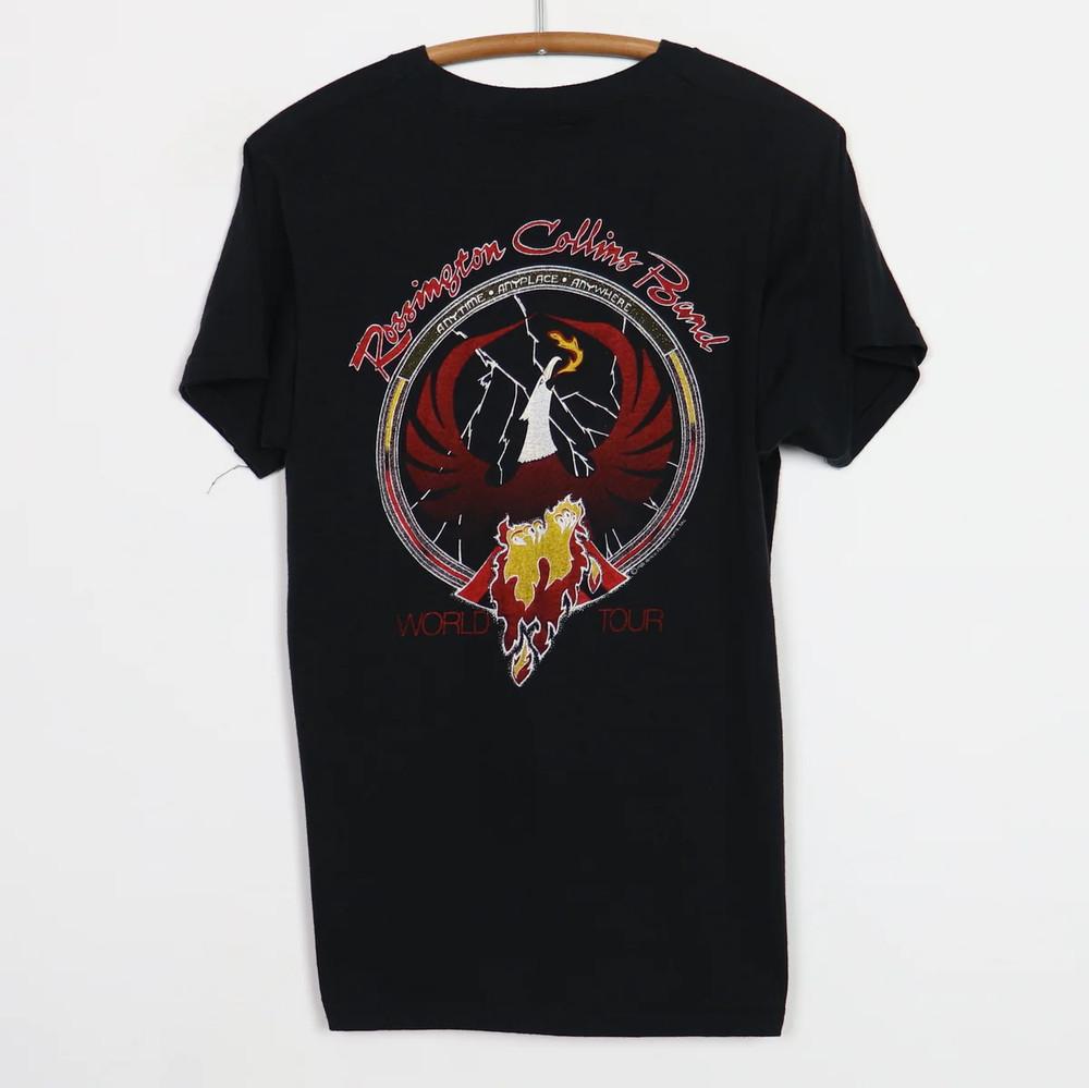 1981 Rossington Collins Band World Tour Short Sleeve T Shirt Full Size S-5XL Unisex T-Shirt M