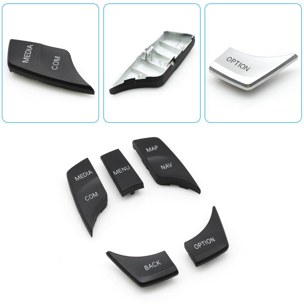Car Central Console CIC IDrive Multimedia Control Button Cover Trim For BMW 5 6 7 X3 X4 G30 G31 F90 G32 G11 G12 G01 G02 F97 F98