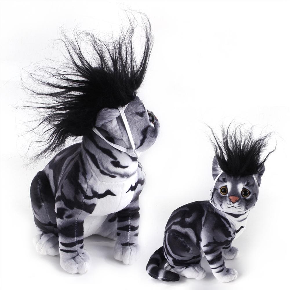 Pet Cute Halloween Wig Adjustable Dress Up Hair Headdress With Elastic Band Hair Accessories For Cats Dogs