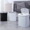 15L Automatic Touchless Smart Infrared Motion Sensor Rubbish Waste Bin Kitchen Trash Can Garbage Bins for Home Room Kitchen Car 26.5 * 20.8 * 33 CM