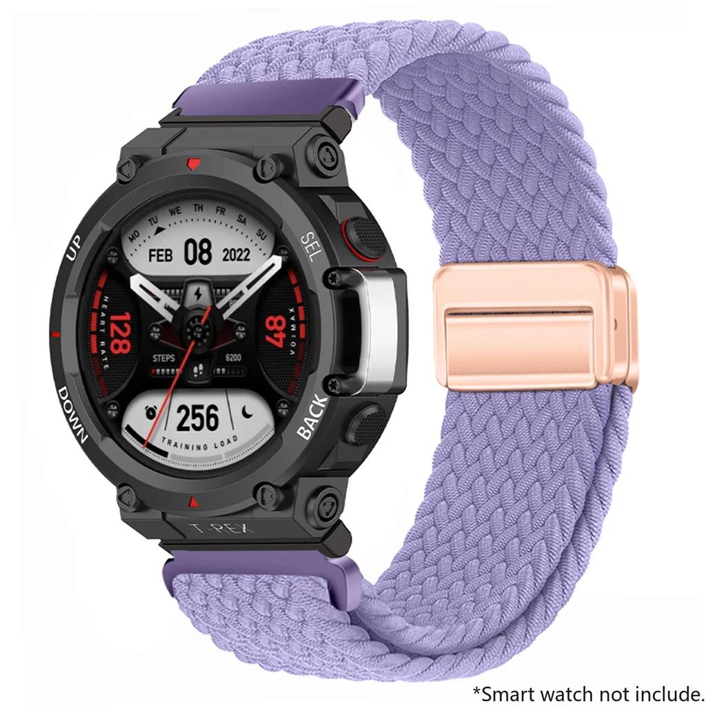 New Braided Loop Strap For Huami Amazfit T-Rex 2 3 Band Smart Watch Nylon Elastic Belts For Huami Amazfit T-Rex T RexPro Correa