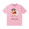 Cartoon Kreatives Buntstift Shinchan Grafik T-Shirt Sommer Hohe Qualität 100% Baumwolle T-Shirt Lässig Locker Trend Damen T-Shirt Tops