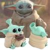 Star War Figur Mini Desktop Dekoration Silikon Baby Yoda Rohr Figur Modell Spielzeug Kinder Geschenk