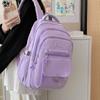 Schoolbag High Value Japanese Junior High School Large Capacity Schoolbag Female High School College Student Niche Backpack Simple Computer Backpack