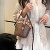 Retro Ethnic Style Embroidered Women's Shoulder Bags Soft PU Casual Ladies Messenger Bags Commuter Texture Women's Crossbody Bag for Mother's Day Gift