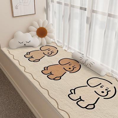 Tapis de sol de baie vitrée de dessin animé Épaissi Universel Quatre Saisons Tapis de balcon Mignon Tapis tatami Tapis de rebord de fenêtre Tapis