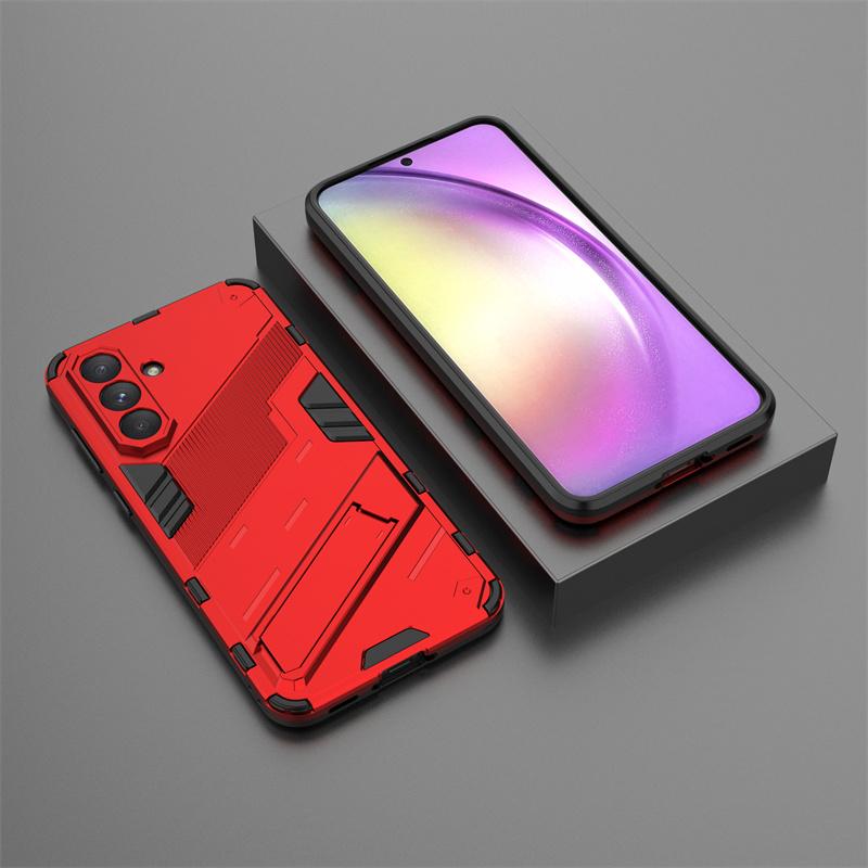 

Для Samsung Galaxy A56 A36 A26 5G чехол магнитный держатель бронированные чехлы для телефонов для Sumsung A56 A 56 36 26 подставка ПК жесткий задний чехол For Galaxy A56 5G белый