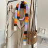 Striped Narrow Scarf Autumn/Winter New Style Men's and Women's Fashionable Items